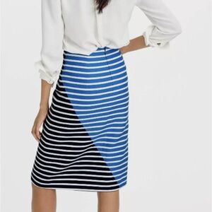J Crew Colorblock striped skirt size 4